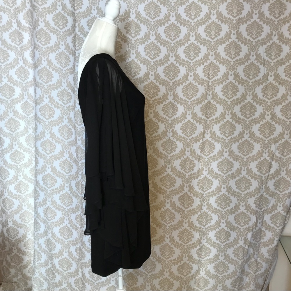 ♠️♠️SHEER JS BOUTIQUE BLACK DRESS♠️♠️ - Picture 2 of 4